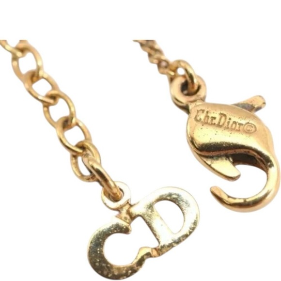 Authentic Dior Gold Necklace Exquisite Jewelry Piece - Picture 5 of 6